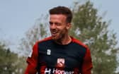 Elliot Newby was one of the Shrimps’ scorers against Darlington on Saturday (photo: Morecambe FC)
