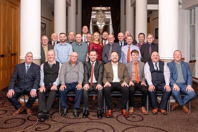 Stagecoach Cumbria and North Lancashire hold their annual long service awards event at Low Wood Bay, Windermere. Award recipients were presented with their long service award by managing director Tom Waterhouse. PHOTOGRAPHY: HARRY ATKINSON.