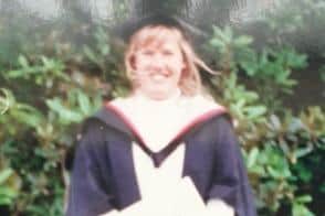 Mandy on her graduation day.