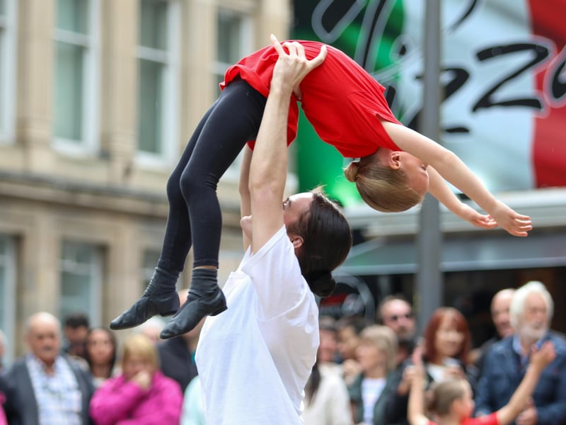 The Dance Hub Lancaster performed at Lancaster Festa Italia.
