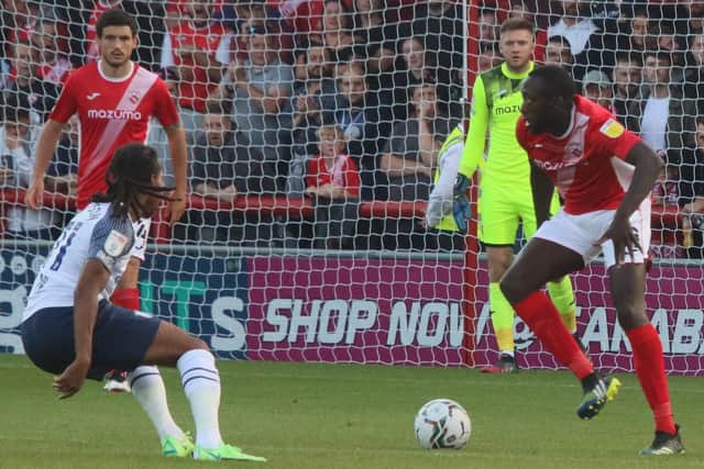 Morecambe lost to Preston North End in round two of the Carabao Cup last year