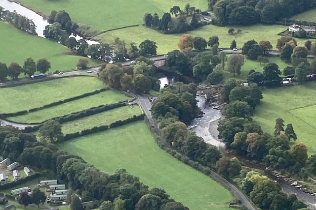 The River Lune winds its way through the countryside.