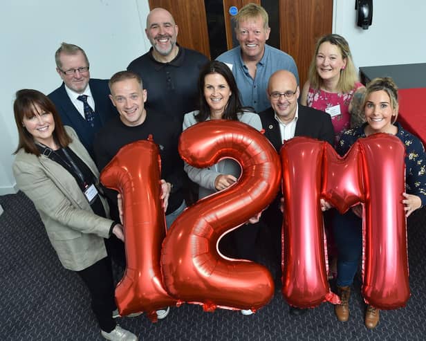 Chapter presidents from BNI Lancashire celebrate a £12m year.