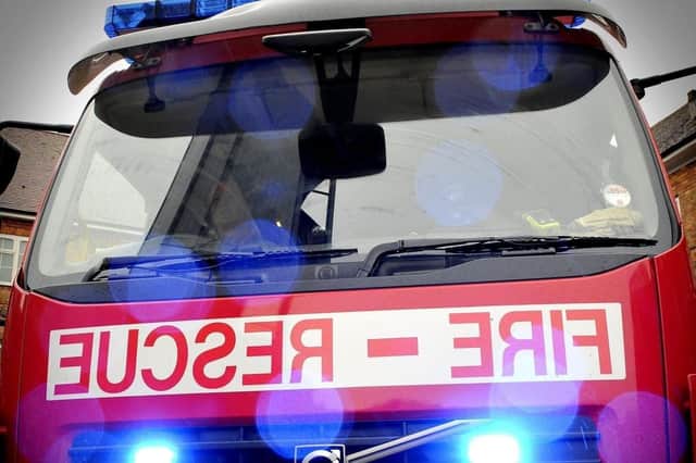 Fire crews raced to the scene of a house on fire in Garstang.