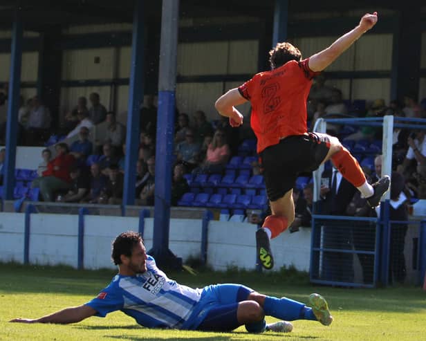 Match action from Lancaster's win over Witton Albion