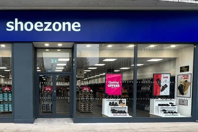 shoezone is moving into new premises in Lancaster.