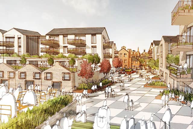 The Canal Quarter masterplan proposes a mix of approximately 580 rentable and private homes.
