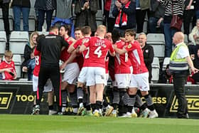 Morecambe narrowly failed to beat the drop from League One Picture: Michael Williamson