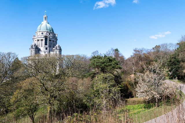 The Ashton Memorial in Williamson Park, Lancaster. The Ashton Memorial is one of the most interesting buildings in Lancaster; situated in Williamson’s Park and with a romantic history of having been built in the memory of Lord Ashton’s wife, it is the site of many a marriage. But the hill on which it is built has a much more sinister history than you might expect. Prior to 1800, all executions in the county of Lancashire took place on Gallows Hill in this idyllic park. It was here that nine out of ten of the Pendle witches were hung in 1612 (the other met her fate in York). The hill gives a glorious view out to the Morecambe Bay and it is almost impossible to imagine that such a place could have such a murderous history. Photo: Kelvin Stuttard.