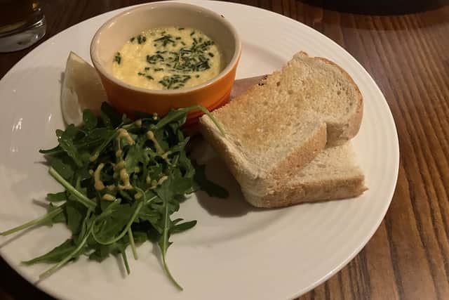 The Bay Horse at Forton: potted crab
