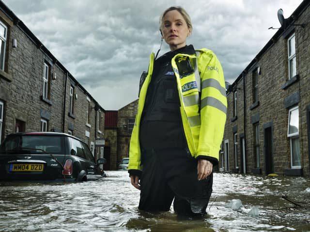Sophie Rundle stars as police officer Jo Marshall in the new ITV drama After The Flood (Picture: Quay Street Productions/ITV)