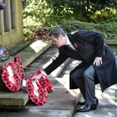 Remembrance Day Service Lancaster. Picture by Julian Brown /JPIMedia 14/11/21