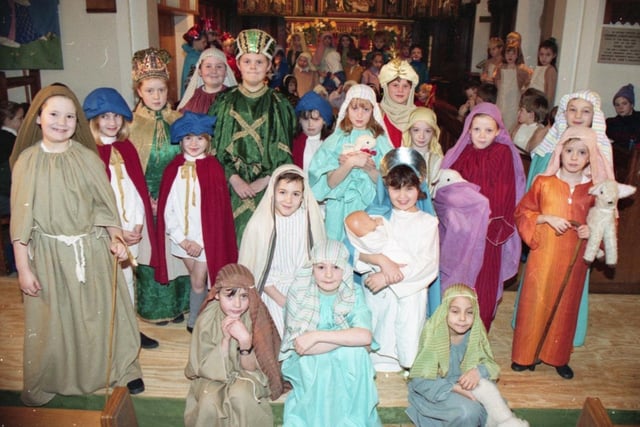 There were more than 90 stars to follow as a primary school put on its nativity play. Weeks of rehearsals came to an end when all 92 pupils of Wrea Green County Primary, Wrea Green, acted out the Nativity to a packed St Nicholas Church