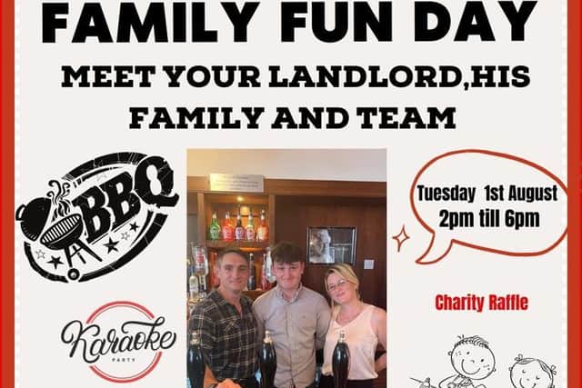 The York in Morecambe is holding a family fun day on Tuesday, (August 1).