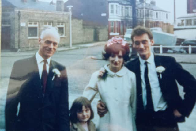 Anthony Allen on his wedding day with wife Pauline Allen in November 1967.