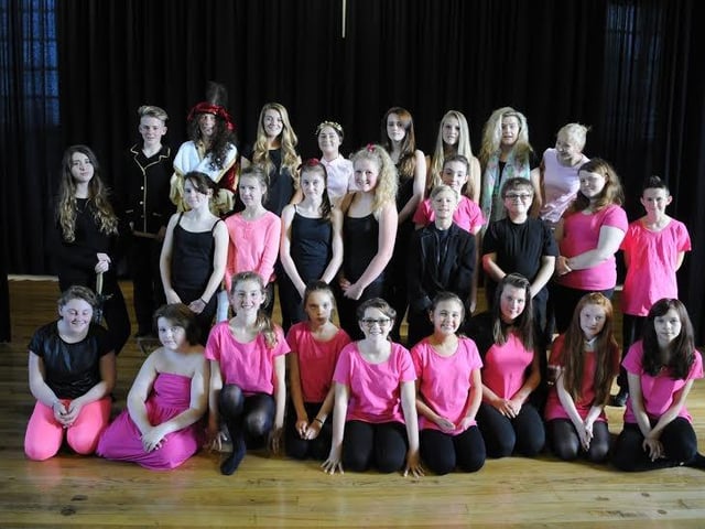 Morecambe High Drama Department who were performing Macbeth.