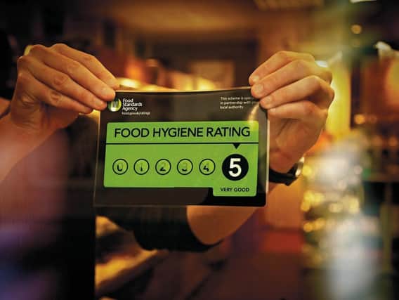 The Food Standards Agency awards the food hygiene ratings.