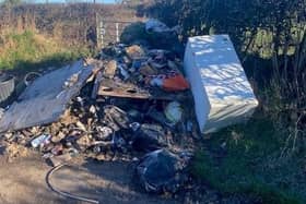Lancaster City Council are appealing for information after an incident of flytipping in Lancaster. Picture from Lancaster City Council.