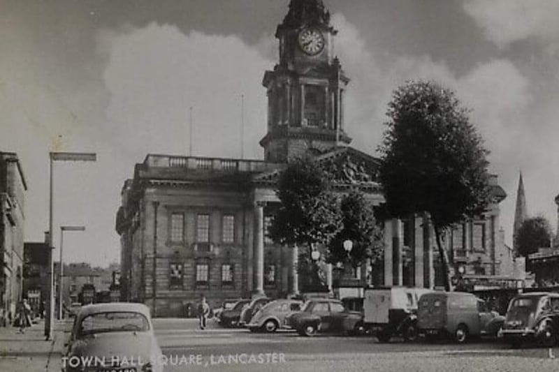Dalton Square is named as Town Hall Square in this image from the 1950s.