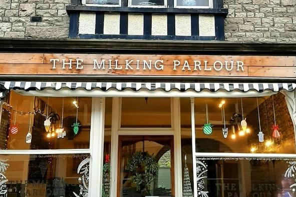 The Milking Parlour makes all of its artisan ice cream using fresh milk from its family farm in Burrow, less than three miles from the parlour in Kirkby Lonsdale. Twice a day, 365 days a year, David, Mike and Richard Crackles can be found tending to the herd of 150 Holstein Friesian cows. The phrase 'Cow to Cone' couldn't be truer - as quickly as each morning's milk is cooled, it's used to produce ice cream. You'll find the ice cream parlour at Jingling Court, Kirkby Lonsdale (just off the square and next to the fish & chip shop).