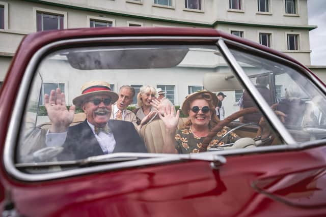 Classic cars are always an attraction at Morecambe's Vintage by the Sea festival. Photo by Robin Zahler.