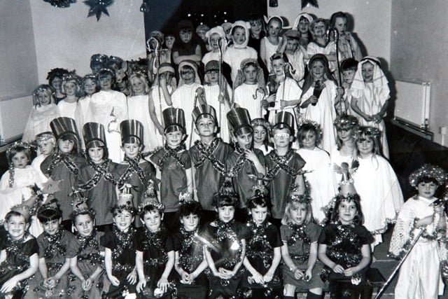 Lancashire Post reader Marjorey Prentice of Bowgreave, near Garstang, sent in this picture from Kirkland CE School (now called Kirkland and Catterall CE School) Nativity Play in 1992