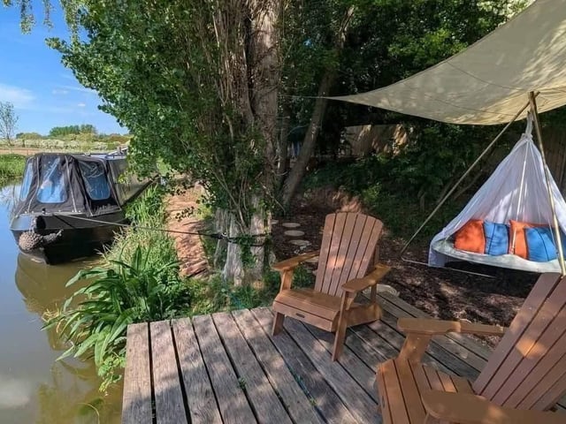 A place to take in the view and put your feet up.