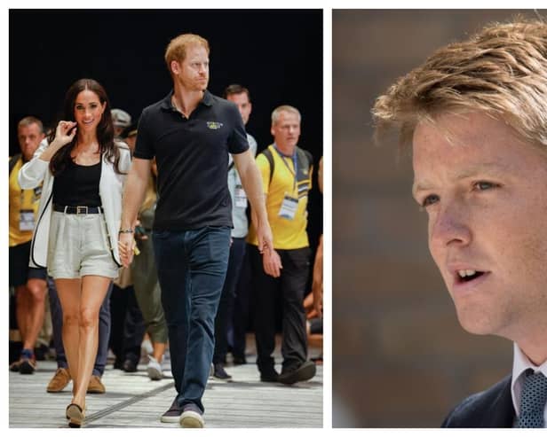 Prince Harry and Meghan Markle were reported not to have been invited to the Duke of Westminster's wedding next summer. Pictures: Getty