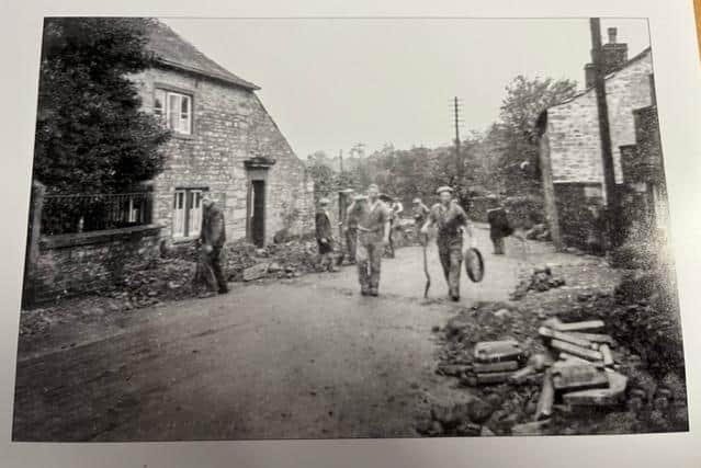The laying of electricity cables, Wennington Road, Wray, 1934. Picture courtesy of David Kenyon.