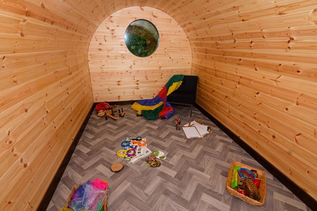 Inside the new learning pods that Wray Primary School have officially opened. Photo: Kelvin Stuttard