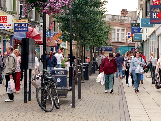 Euston Road in Morecambe in 1999.