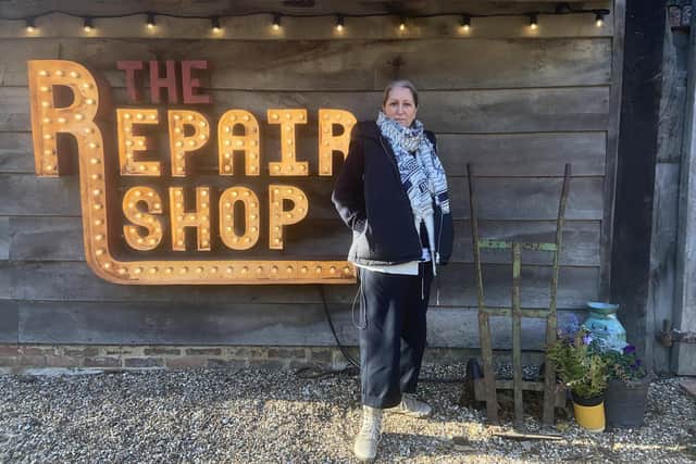 Sara is also the resident textile expert on BBC’s The Repair Shop.
