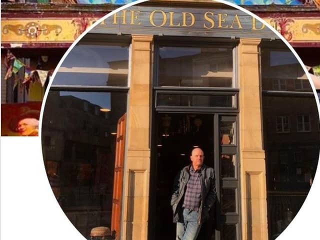 Antiques dealer Lee Clarke outside his new shop in Lancaster. Lee ran the Bayside Emporium in Morecambe.