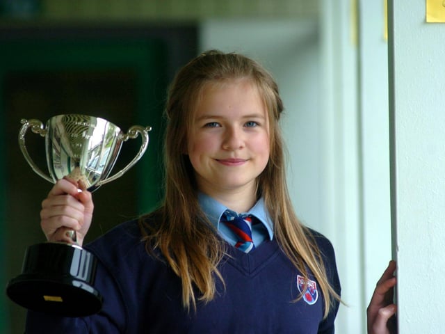 Amy-Jo Clough, who came second in a Northern Beat acting competition, held at the Grand Theatre in Lancaster.