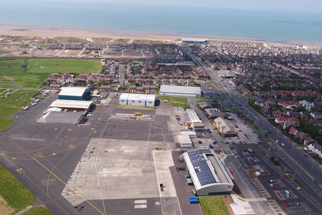 Blackpool Airport has seen a rise in general aviation and helicopter flight activity