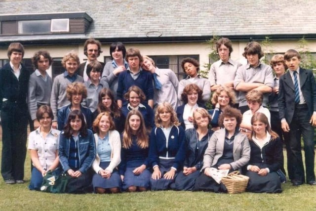 Mr Beesley's class at Heysham High School in 1977/78. Picture from Debz Skelly.