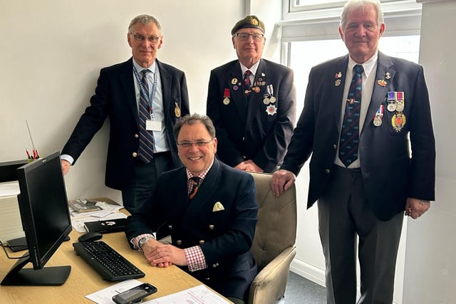 Highly decorated veterans attended the official opening of a new hub and drop-in centre in Morecambe.