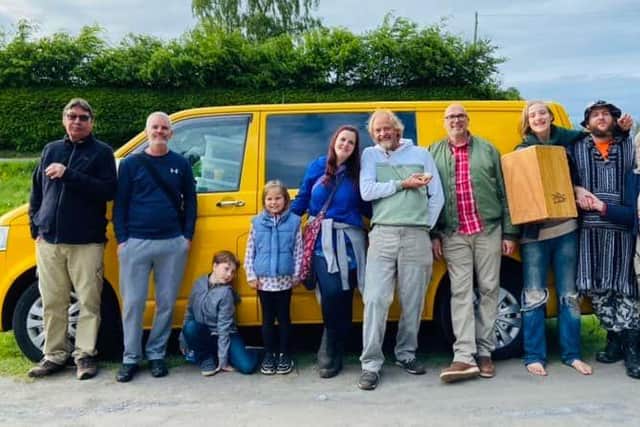 #TheYellowVanOfLove is coming to Lancaster this week hoping to spread happiness and sunshine.