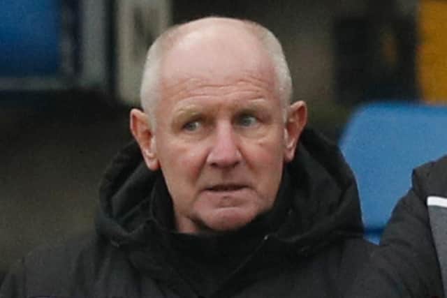 Morecambe assistant boss John McMahon Picture: Adrian Dennis/AFP via Getty Images