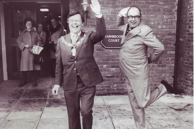 Rare pictures show comedy legend Eric Morecambe visiting Lancaster and