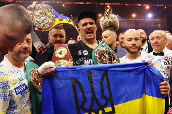 Oleksandr Usyk became the undisputed world heavyweight champion Picture: Richard Pelham/Getty Images