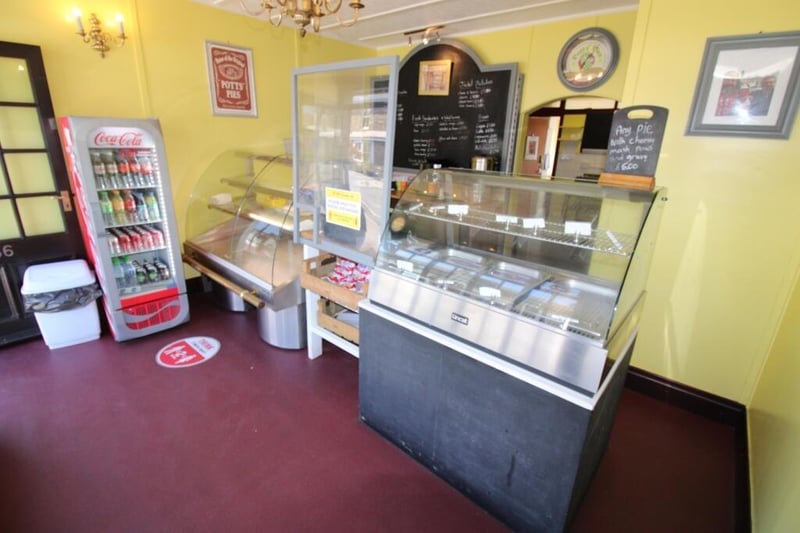 The front counter at Potts Pies in Lancaster. Picture courtesy of Yes Move, Lancaster.