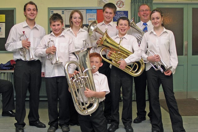 Members of Morecambe Youth Band entertained guests at a senior citizens' Christmas party organised by Lancaster and Morecambe Lions Club at Torrisholme.