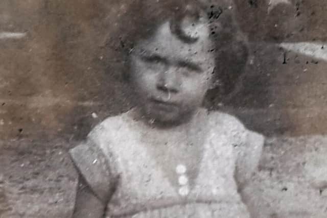 Margaret Ford aged four in 1930.