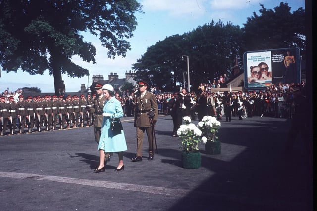 The Queen starts her walkabout in Lancaster for the silver jubilee. From Mr R Walker, Slyne.
