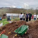 The Prince's Trust team are also doing some voluntary work on a community allotment site in Ambleside Road.