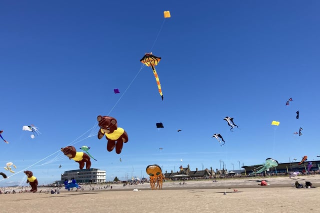 Catch the Wind kite festival in Morecambe. Picture by Joshua Brandwood.
