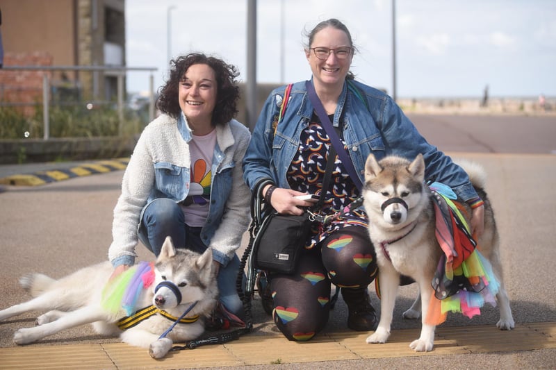 Dogs also welcome at Morecambe Pride.