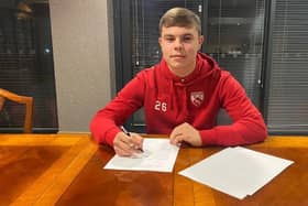 Connor Pye signed his first professional contract with Morecambe earlier this year Picture: Morecambe FC