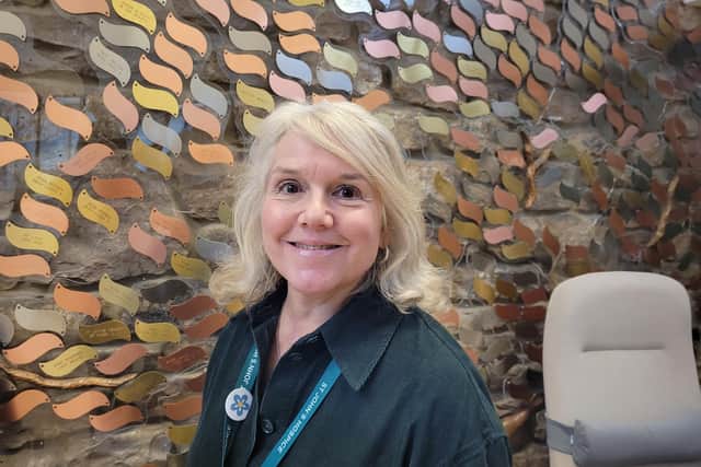 Liz Edmondson who is the new relationship manager (wills and legacies) at St John's Hospice, Lancaster.